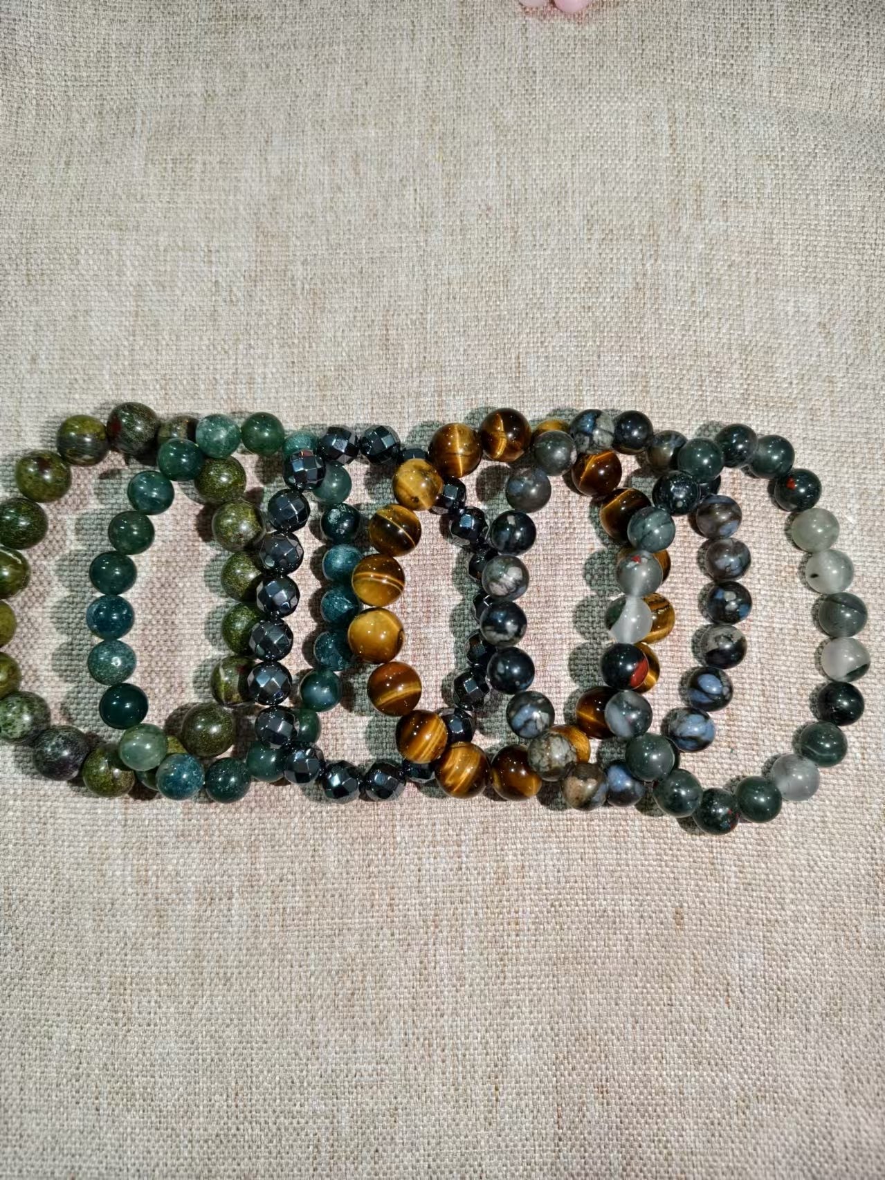 Crystal bracelet bags-open in live